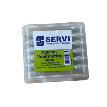 AGULHA VETERINARIA INXO 30X20 C/12 UNI 