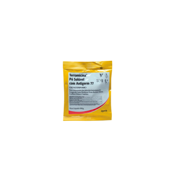Terramicina Pó Solúvel com Antigerm 77 - Antibiótico oxitetraciclina Zoetis